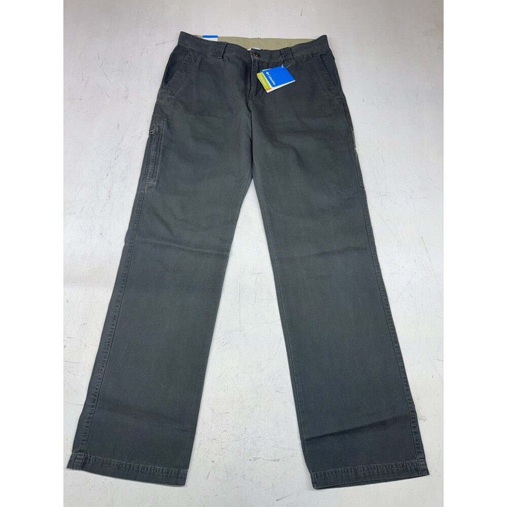Columbia Omni-Shield UPF Chino Utility Pants Regular Fit Gray Men’s 34x34